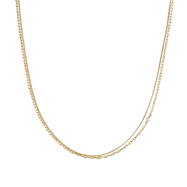 Cantare Necklace Gold - Maria Black - Snabb frakt & paketinslagning - Nordic Spectra