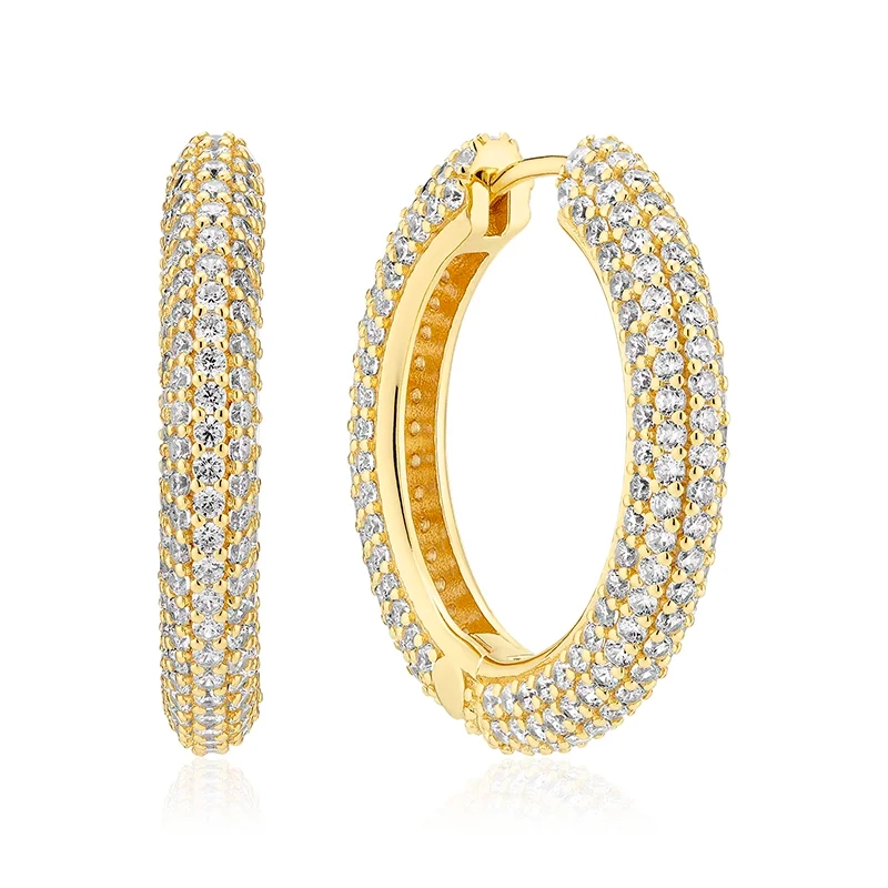 Sif Jakobs - Carrara Grande Örhängen Guld