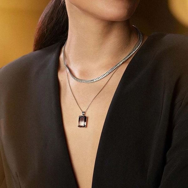 Skyline Necklace Black Rhodium - Edblad - Snabb frakt & paketinslagning - Nordicspectra.se