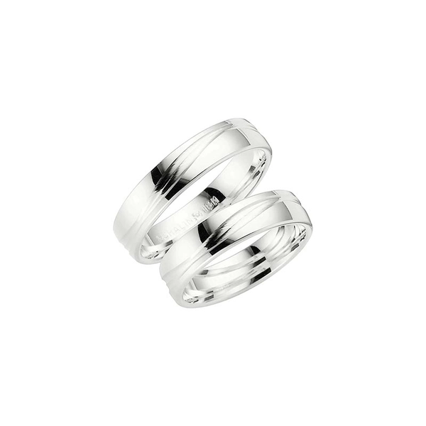 Verdi Silver - Vigsel- & förlovningsringar - Schalins - Fri storleksändring* - Nordic Spectra