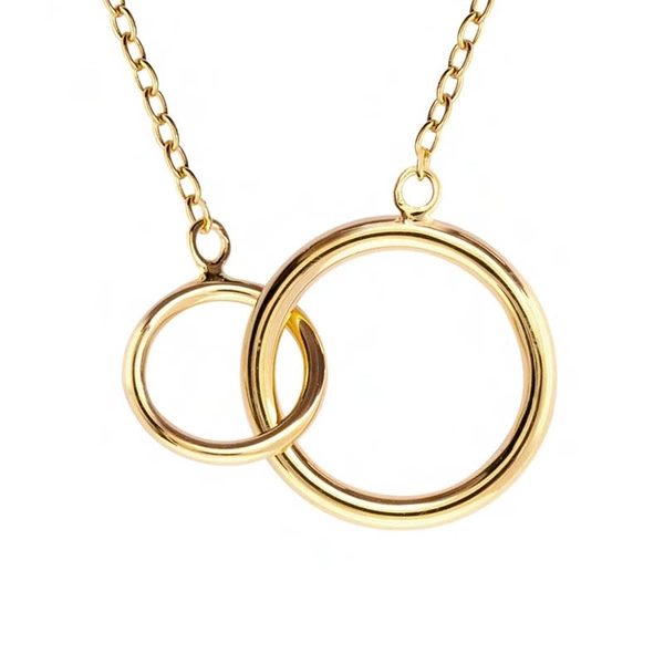 Mini Circle Necklace Gold - Sophie By Sophie - Snabb frakt & paketinslagning - Nordicspectra.se