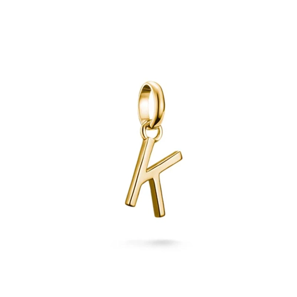 Charm-Anhänger Buchstabe K Connect vergoldet - Thomas Sabo - Nordic Spectra