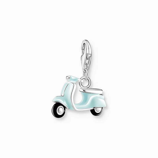 Charm-Anhänger türkiser Motorroller Silber von Thomas Sabo, Schneller Versand - Nordicspectra.de