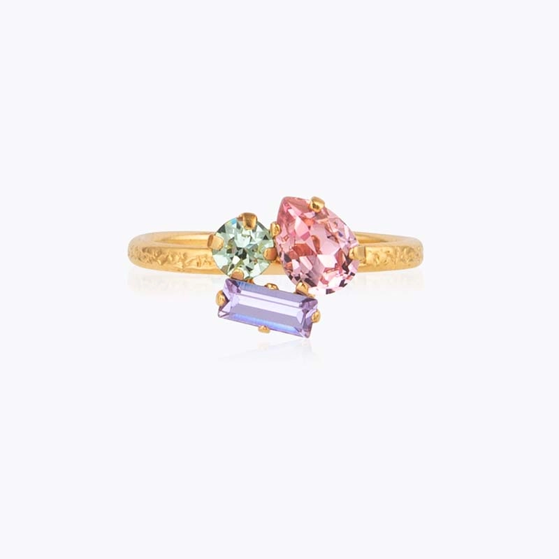 Caroline Svedbom - Isa Ring Gold Pastel Combo