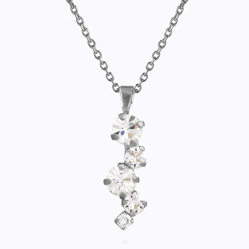 Caroline Svedbom - Elina Necklace Rhodium Crystal