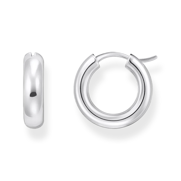 Classic Wide Chunky Earrings - Thomas Sabo - Suuri valikoima & ilmainen lahjapaketointi - Nordic Spectra
