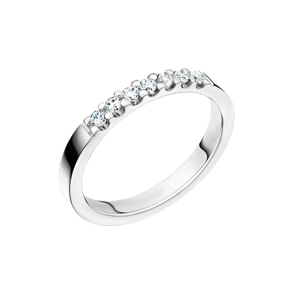 Lycka 0.21 Platinum - Wedding & engagement rings - Schalins - Scandinavian design - Nordic Spectra