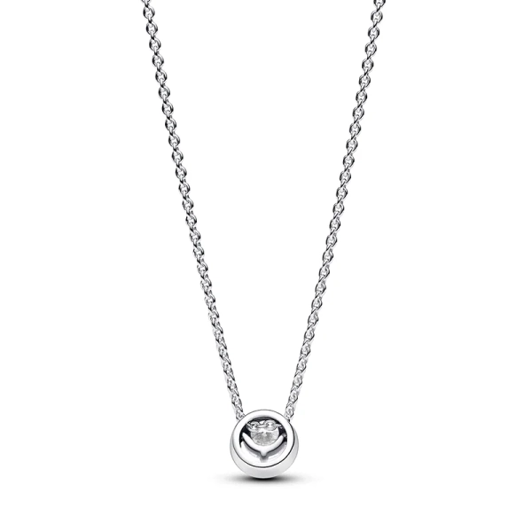 Funkelnder Runder Strahlenkranz Collier-Halskette - PANDORA - Nordic Spectra