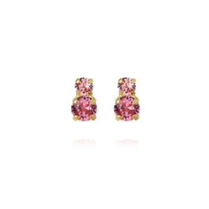Leah Earrings Rhodium Rose Combo - Caroline Svedbom - Nopea toimitus ja lahjapakkaus
