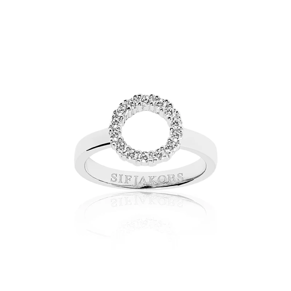 Biella Piccolo Ring i silver med gnistrande cubic zirconia-stenar från Sif Jakobs