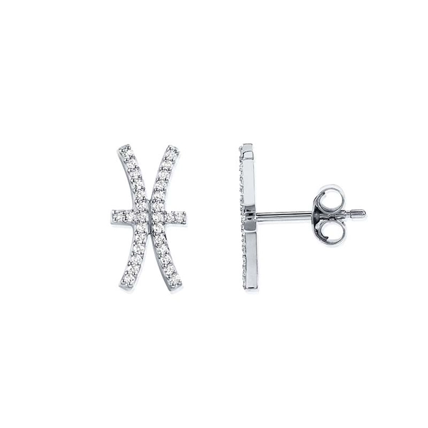 Double Trouble & Stars Ear White Gold - Efva Attling ringar - Snabb frakt & paketinslagning - Nordicspectra.se