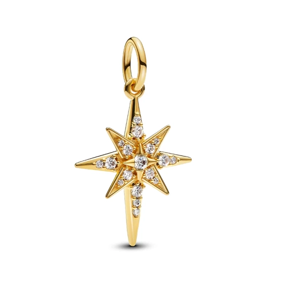 Funkelnder Polarstern Charm-Anhänger - PANDORA - Nordic Spectra