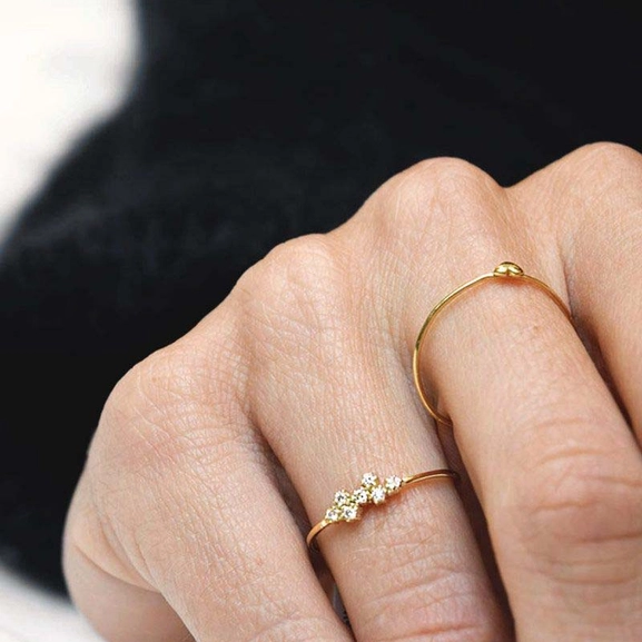 Milky Way Drop Ring Gold Drakenberg Sjölin, Schneller Versand - Nordicspectra.de