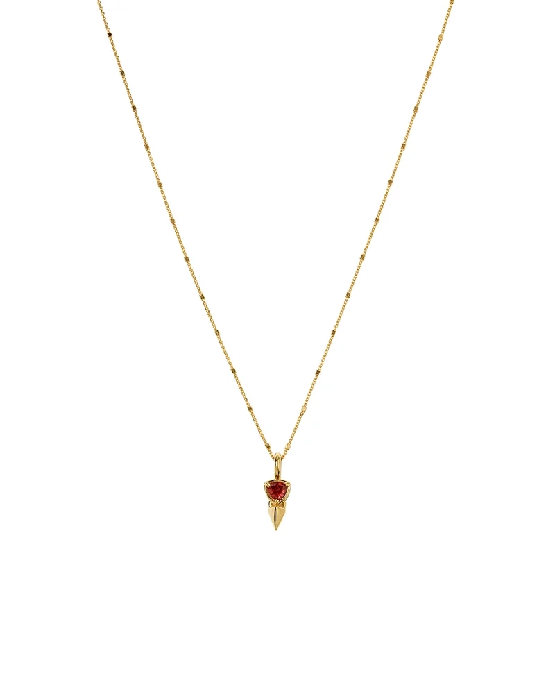 Mrs H Spike Necklace Gold