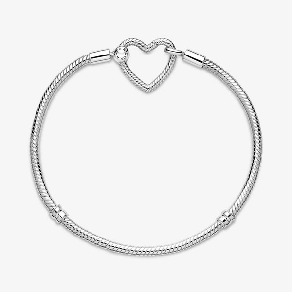 Pandora Moments Herzverschluss Schlangen-Gliederarmband von PANDORA, Schneller Versand - Nordicspectra.de