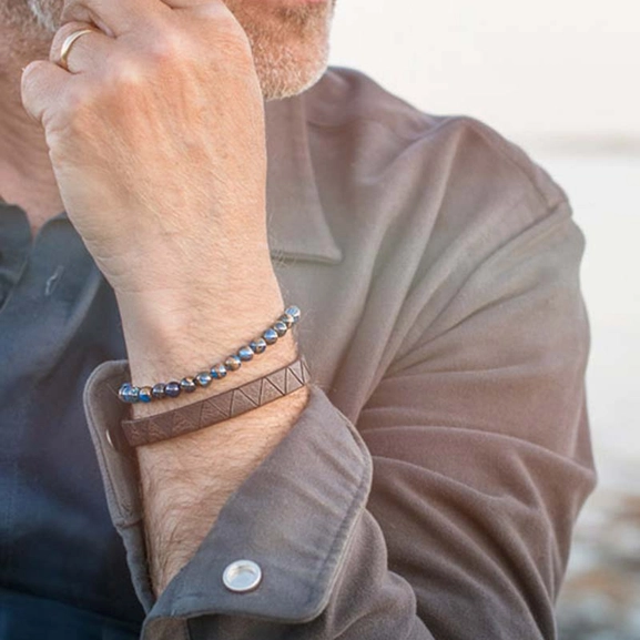 MORRIS Armband Himmelsblå - AROCK - Snabb frakt & paketinslagning - Nordicspectra.se