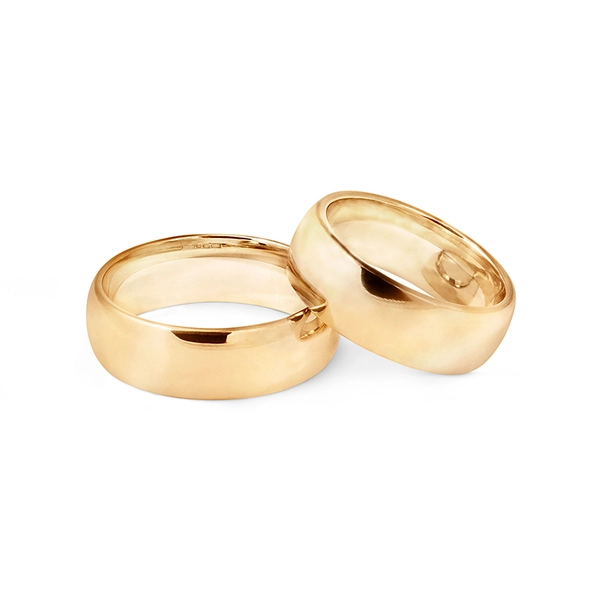 1946 Ring Välvd 7 mm Guld - Nordic Spectra - Förstärker livets stora händelser - Nordic Spectra
