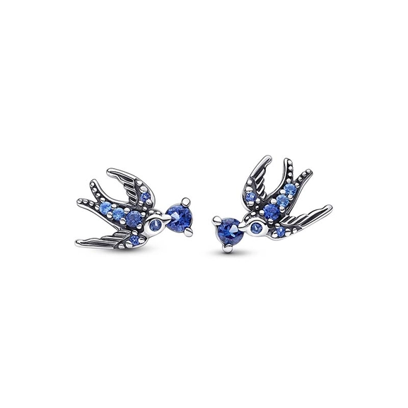 Sparkling Swallow Stud Earrings - PANDORA - Suuri valikoima & ilmainen lahjapaketointi - Nordicspectra.fi