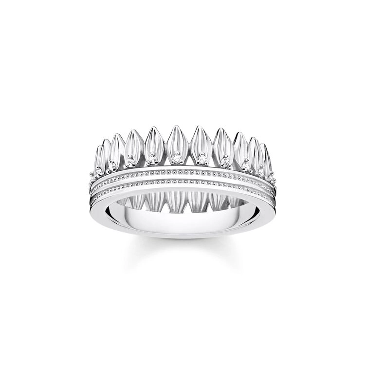 Thomas Sabo - Ring Blad Krona