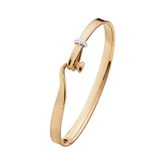 Torun Armreif Roségold Mit Diamanten von Georg Jensen, Schneller Versand - Nordicspectra.de