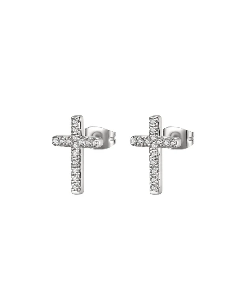 CROSS Crystal Studs Stål - Astrid & Agnes - Nordic Spectra