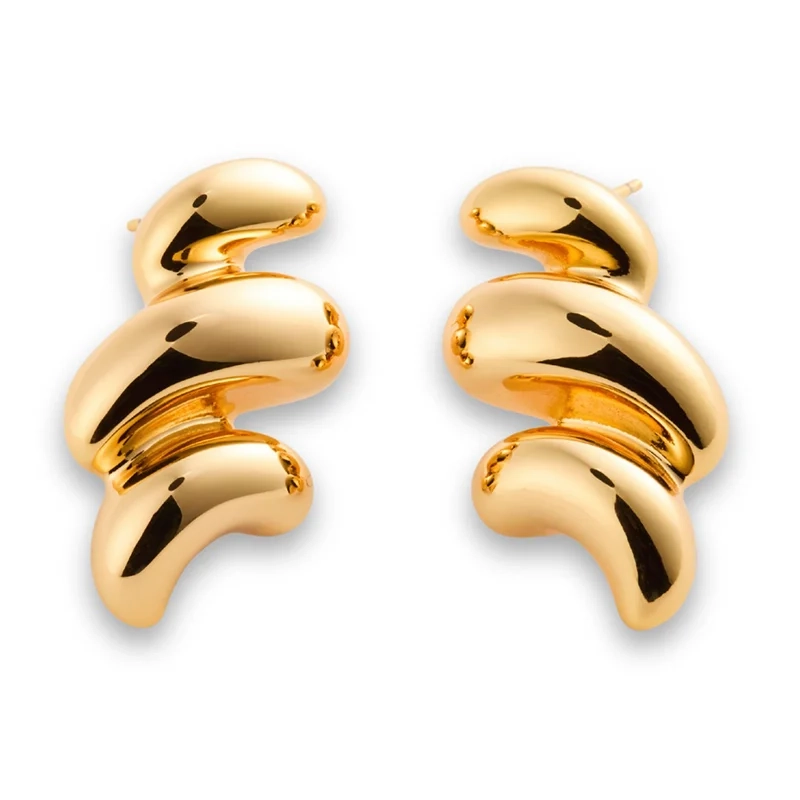 Just Because Earrings Gold