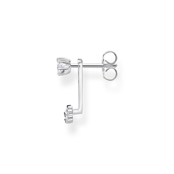 Einzel Ohrstecker Weisse Steine von Thomas Sabo, Schneller Versand - Nordicspectra.de