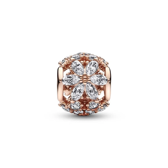 Sparkling Herbarium Cluster Round Charm Rosé - PANDORA - Snabb frakt & paketinslagning - Nordicspectra.se