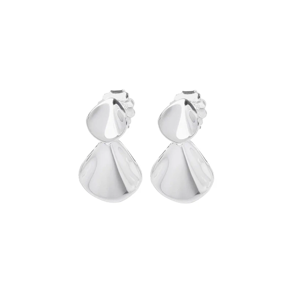 Hortensia Small Earrings i polerat silver från Drakenberg Sjölin