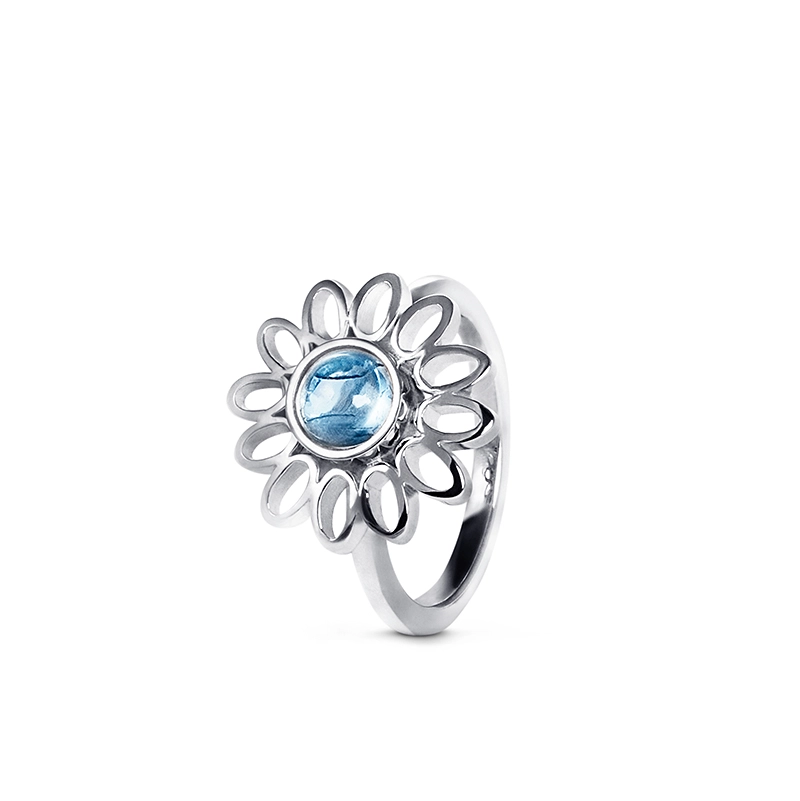 Love Palette Ring Akvamarin - Snabb frakt & fri paketinslagning - Nordicspectra.se