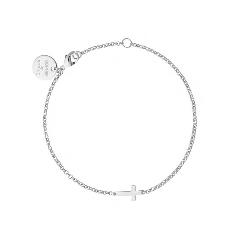 SOPHIE by SOPHIE - Cross Bracelet Silver