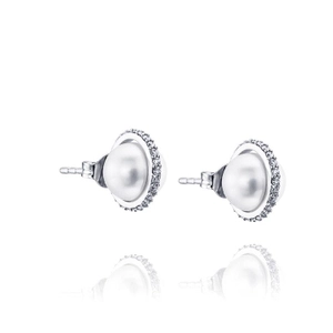 Day Pearl & Stars Ear White Gold von Efva Attling, Schneller Versand - Nordicspectra.de