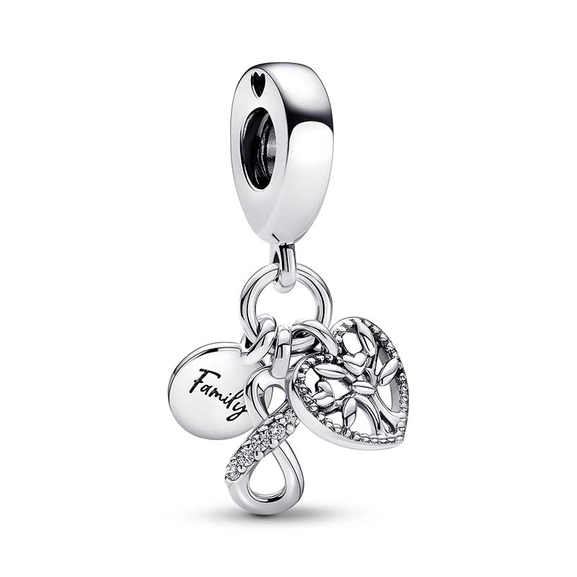 Family Infinity Triple Charm-Anhänger von PANDORA, Schneller Versand - Nordicspectra.de
