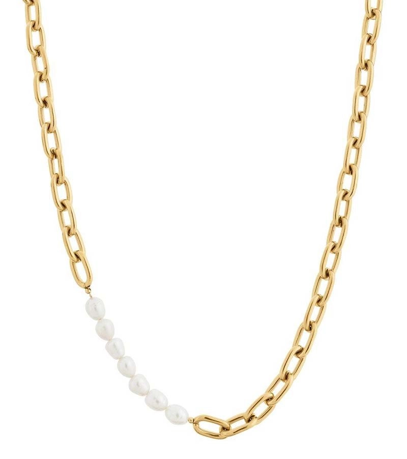 Trellis Pearl Necklace Gold - Edblad - Snabb frakt & paketinslagning - Nordicspectra.se