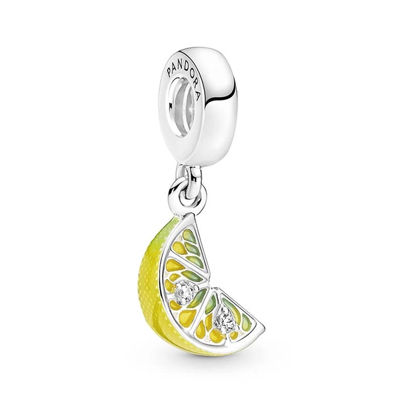 Lemon Slice Sparkling Fruit Dangle Charm - PANDORA - Snabb frakt & paketinslagning - Nordicspectra.se