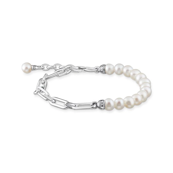 Armband Glieder Und Perlen Silber von Thomas Sabo, Schneller Versand - Nordicspectra.de