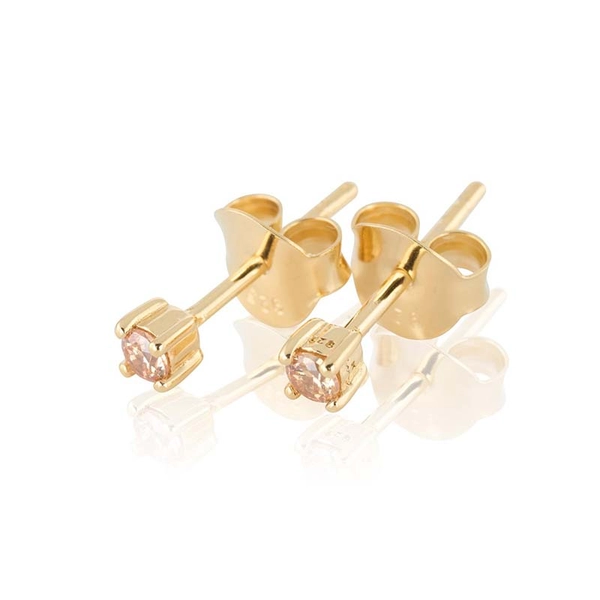Time To Glow Mini Örhängen XS - Champagne Guld - Carolina Gynning Örhängen - Snabb frakt & paketinslagning - Nordicspectra.se