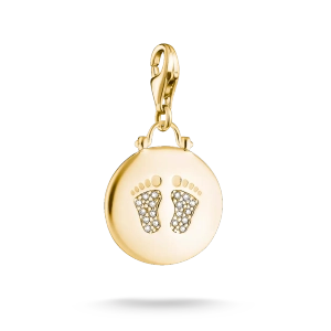 Baby Footprint Charm Gold - Thomas Sabo - Suuri valikoima & ilmainen lahjapaketointi - Nordic Spectra