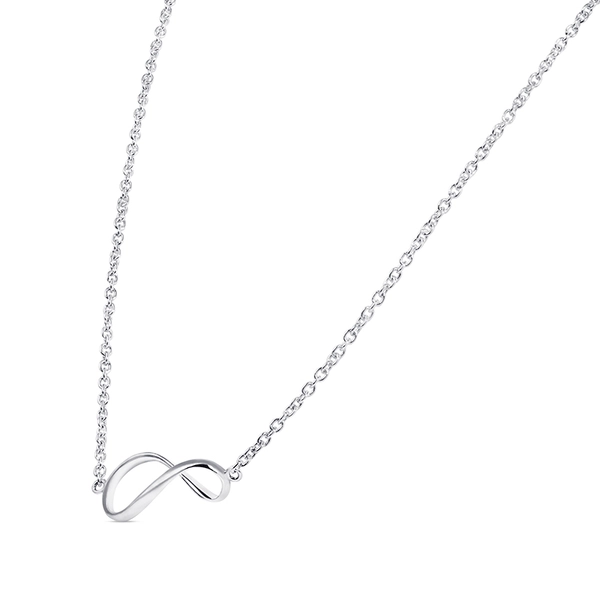 Eternal Flow Collier Silver - Snabb frakt & fri paketinslagning - Nordicspectra.se