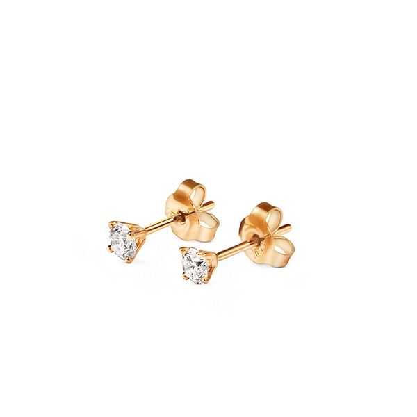 Stella Diamond Earrings Gold - Nordic Spectra - Suuri valikoima & ilmainen lahjapaketointi - Nordicspectra.fi