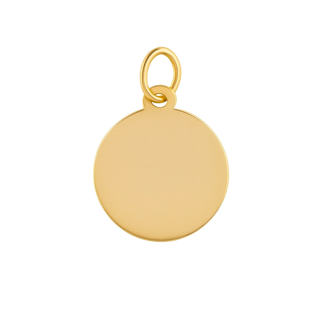 Nordic Spectra – Gravyrsmycke med Gravyr Rondell 18 mm 18K Guld