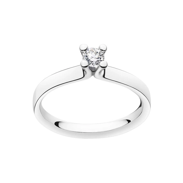 Magic Solitär 0.20 ct Vitguld - Georg Jensen ringar - Snabb frakt & paketinslagning - Nordicspectra.se
