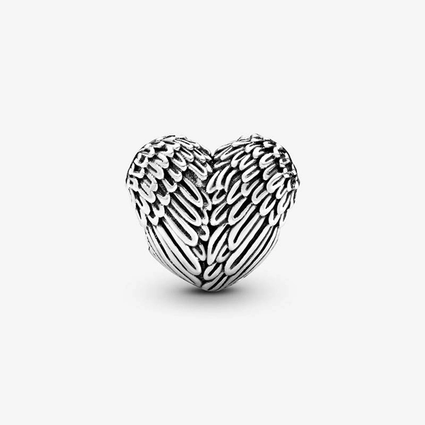 Engelfedern Herz Charm von PANDORA, Schneller Versand - Nordicspectra.de