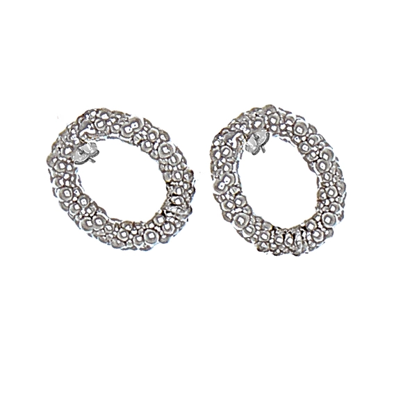 Roof Bubble Ear - Silver -CU Jewellery - Snabb frakt & paketinslagning - Nordicspectra.se