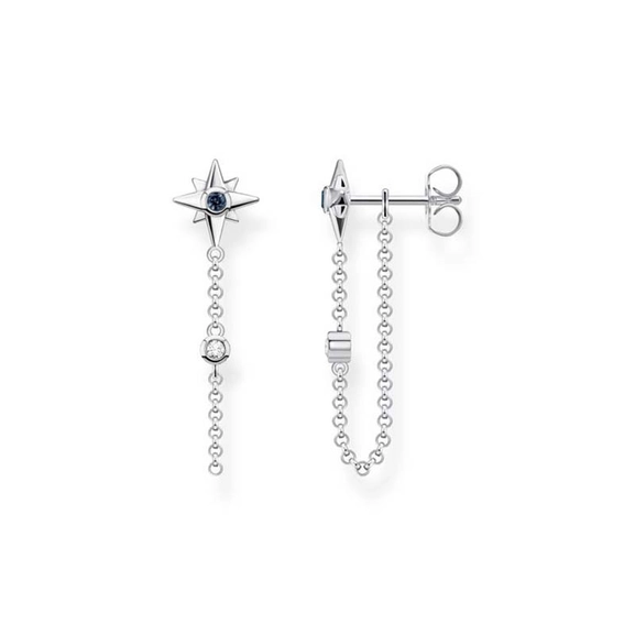 Ohrringe Royalty Stern Mit Steinen Silber von Thomas Sabo, Schneller Versand - Nordicspectra.de