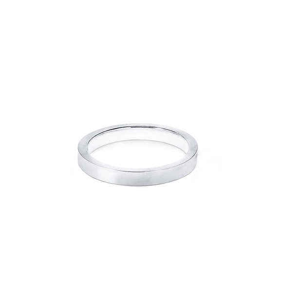 1946 Ring Rak 3 mm Vitguld - Nordic Spectra - Förstärker livets stora händelser - Nordic Spectra