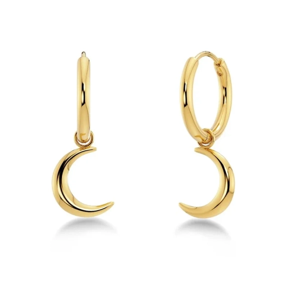 New Moon Hoops Gold - Edblad - Snabb leverans - Gratis paketinslagning