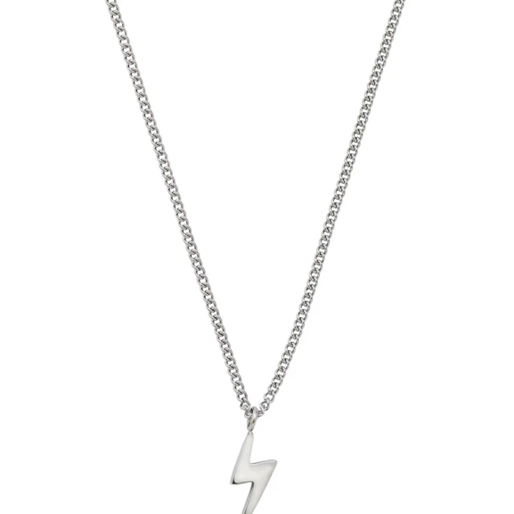 Lightning Necklace Steel - Edblad - Snabb leverans - Gratis paketinslagning
