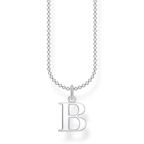 Bokstavshalsband - B - Thomas Sabo halsband - Snabb frakt & paketinslagning - Nordicspectra.se