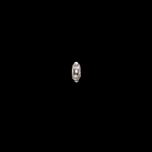 Charm Spacer Ohrstecker aus Silber von Maria Nilsdotter